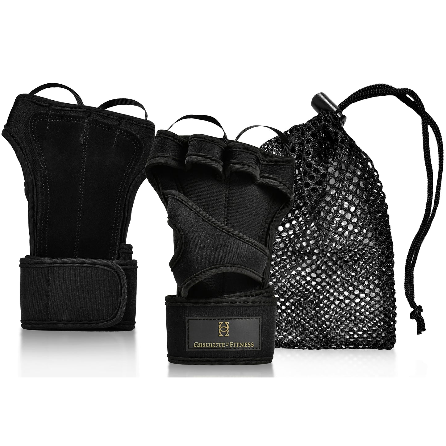 Absolute - Us ® - Fitness Handschuhe - Leder & Neoprene
