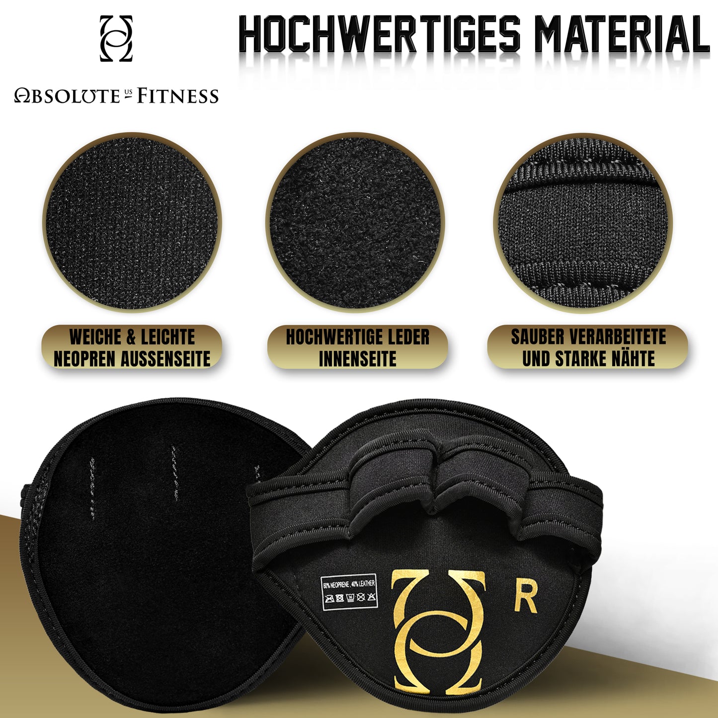 Absolute - Us® Griffpolster aus echtem Leder