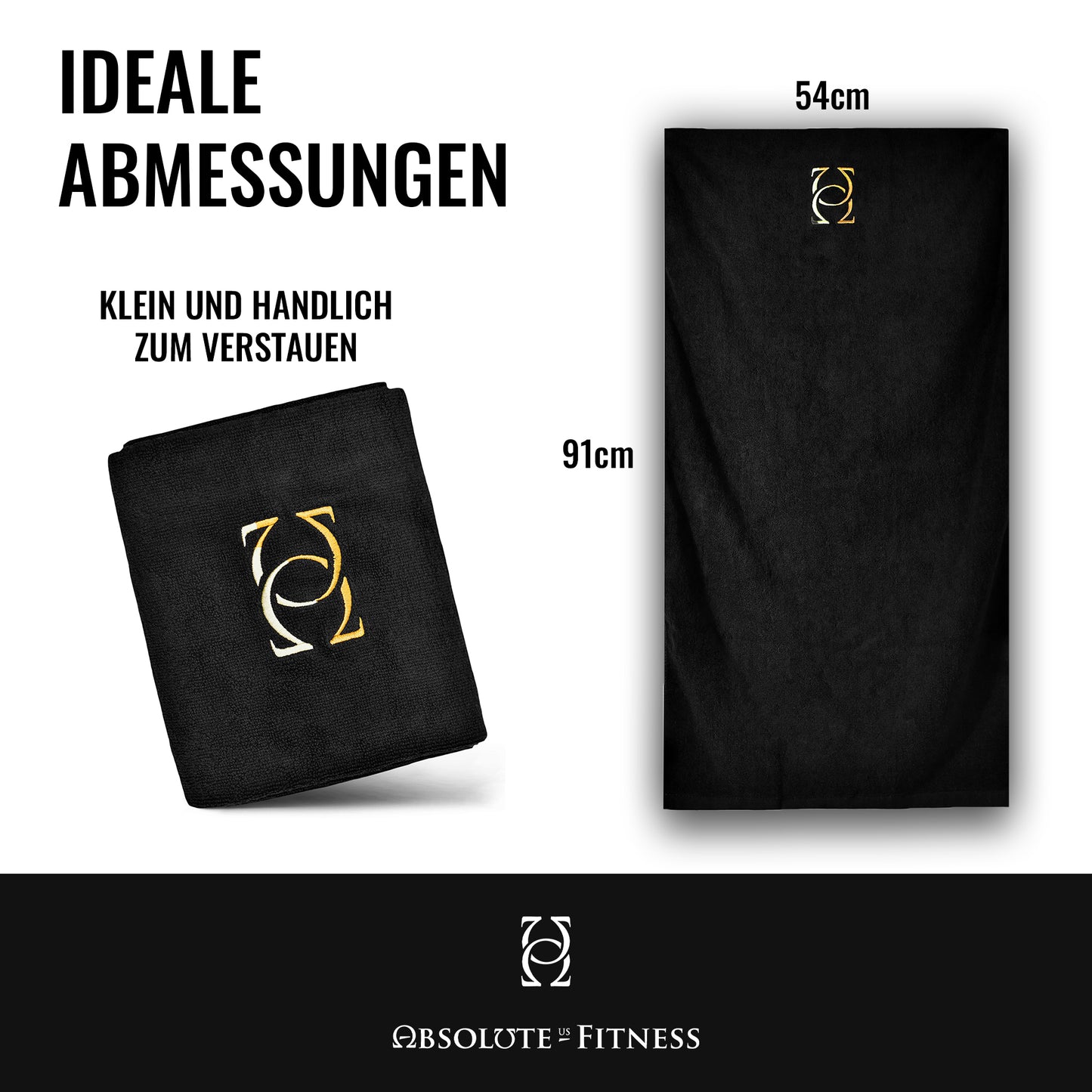 Absolute - Us® Fitness Handtuch aus 100% Baumwolle
