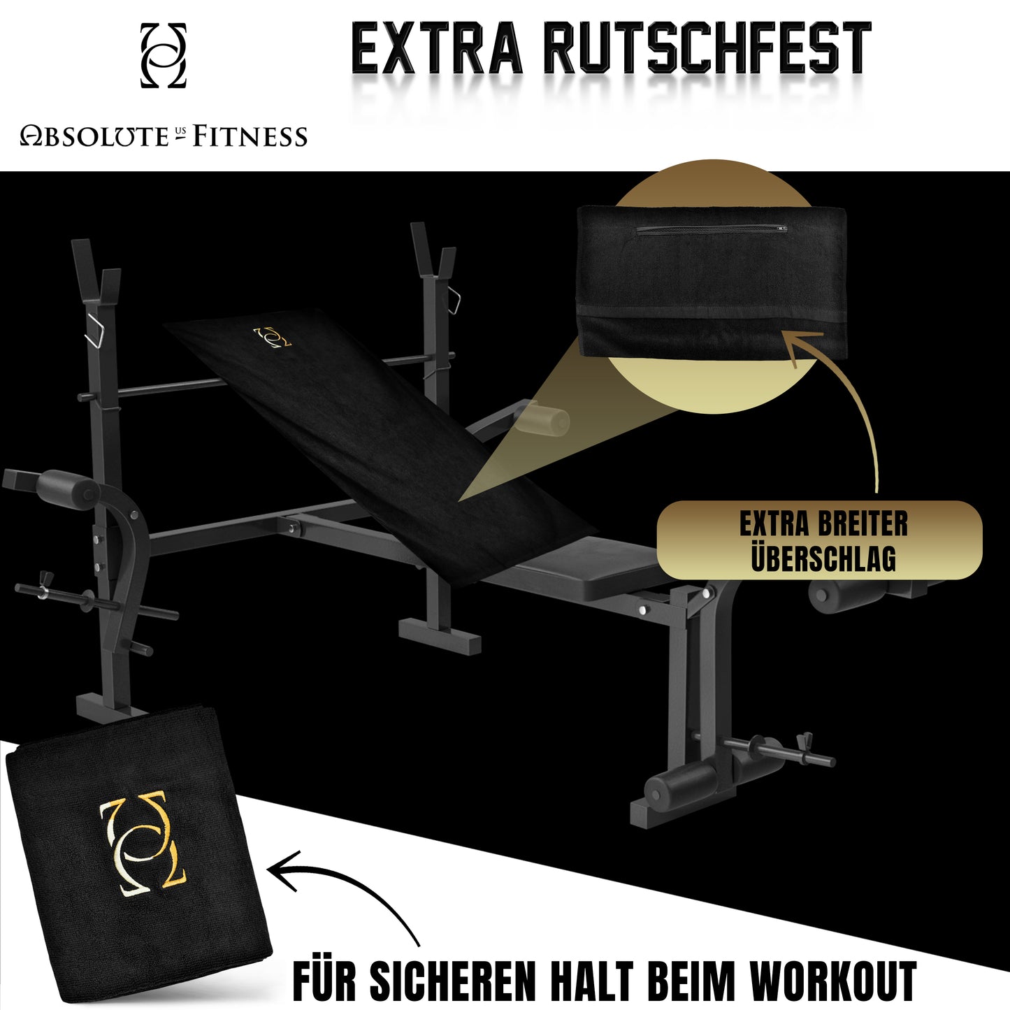 Absolute - Us® Fitness Handtuch aus 100% Baumwolle