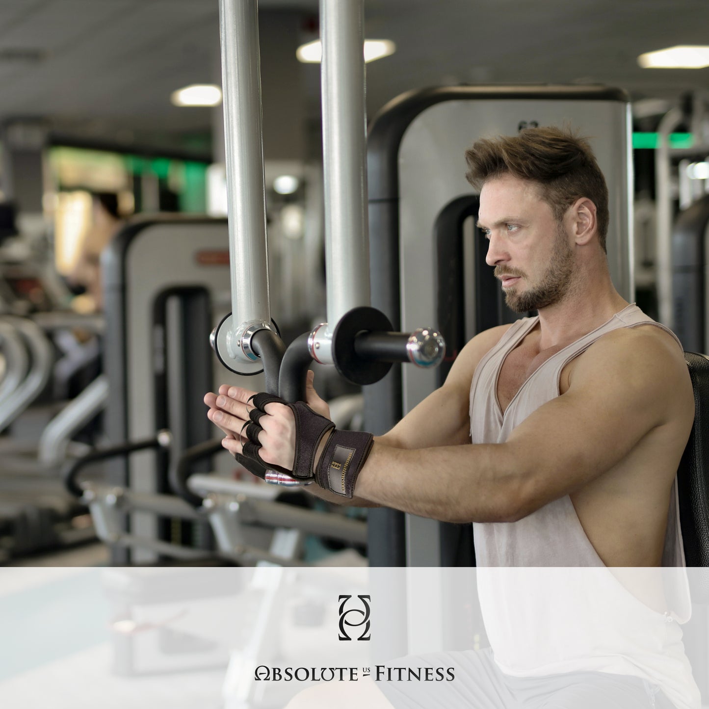 Absolute - Us ® - Fitness Handschuhe - Leder & Neoprene